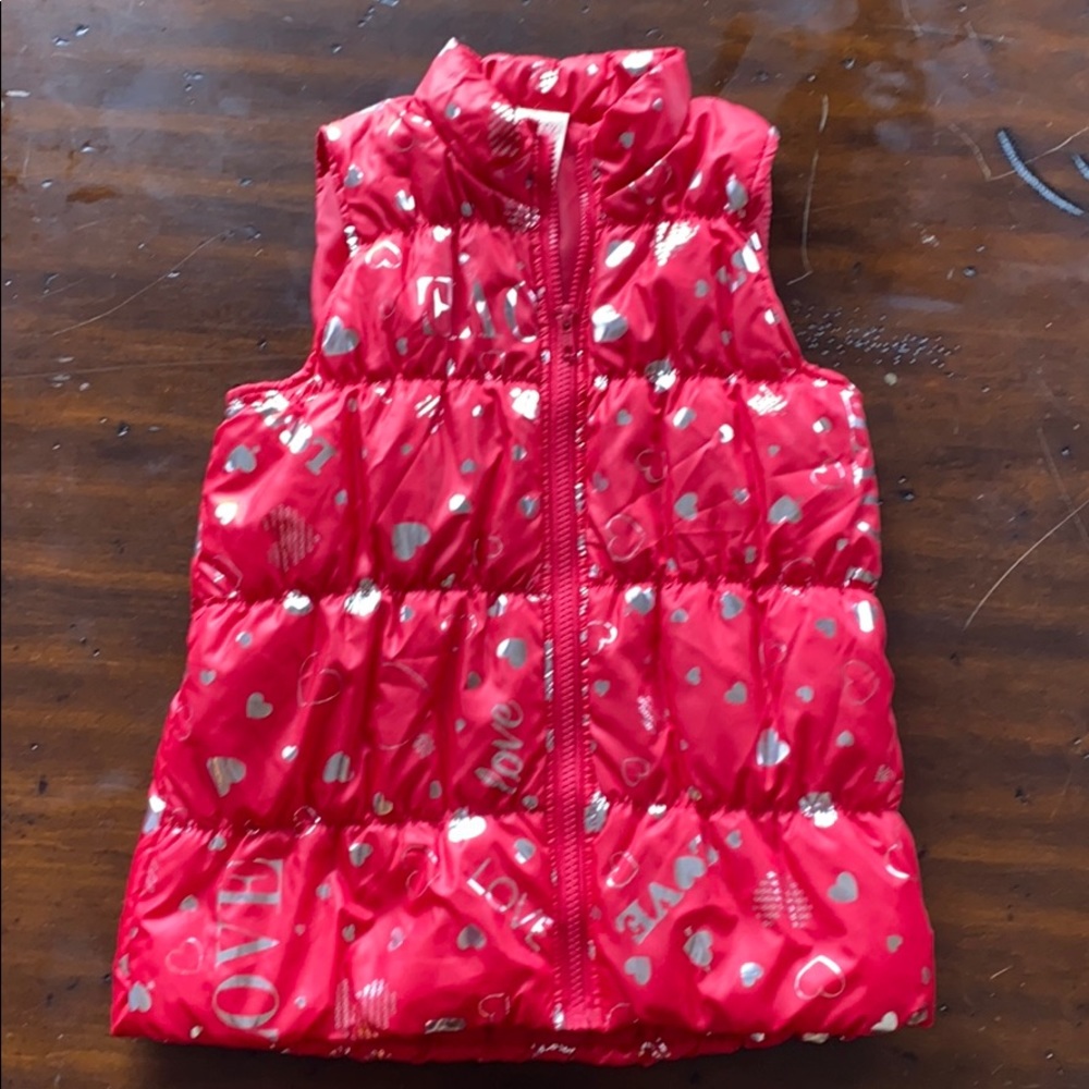 Faded glory girls size medium/7–8 red vest
